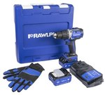 IMPACT DRILL DRILL 18V, 100NM, 2X 5.0AH BATTERY, 6.5A QUICK CHARGER, RAWLCASE